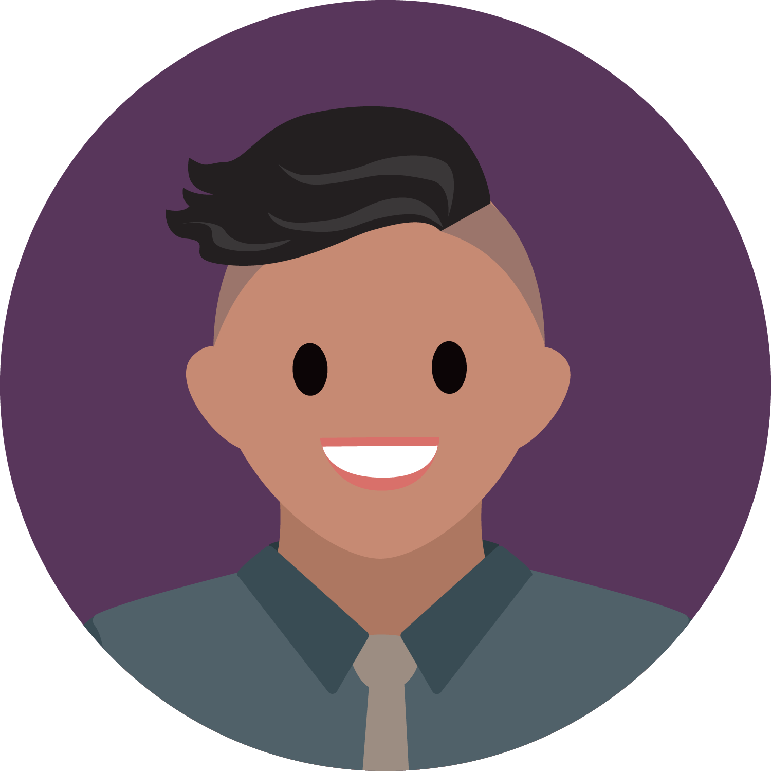 Illustrated headshot of Brooks Bacher