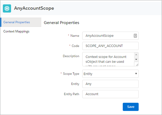 General Properties of the AnyAccountScope context scope.