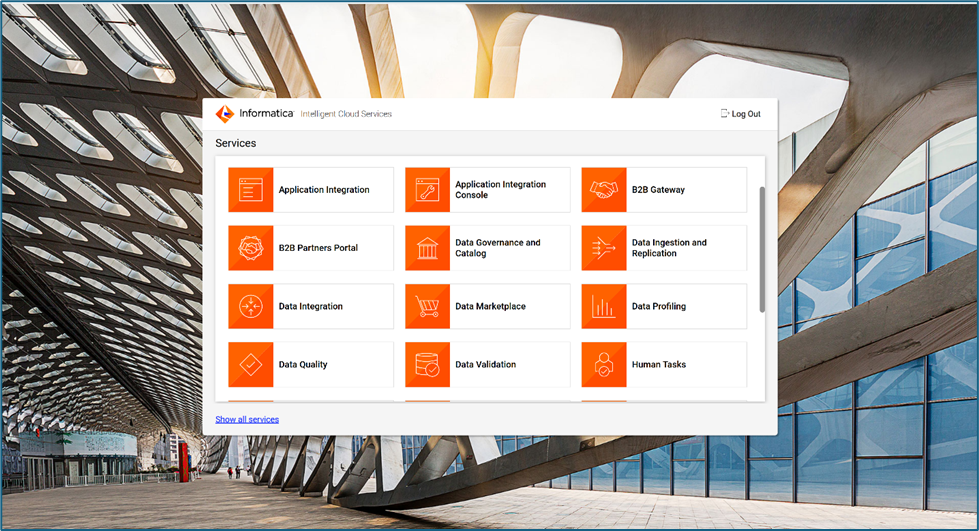 Data Quality サービスや Data Profiling サービスを利用できる Informatica Cloud Services。