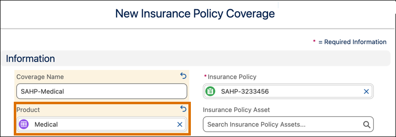 New Medical policy coverage linked to Medical product.