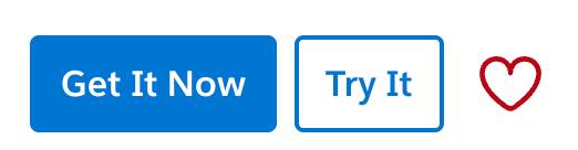 AppExchange リスティングの例の [Get It Now (今すぐ入手)] ボタンと [Try It (試してみる)] ボタン