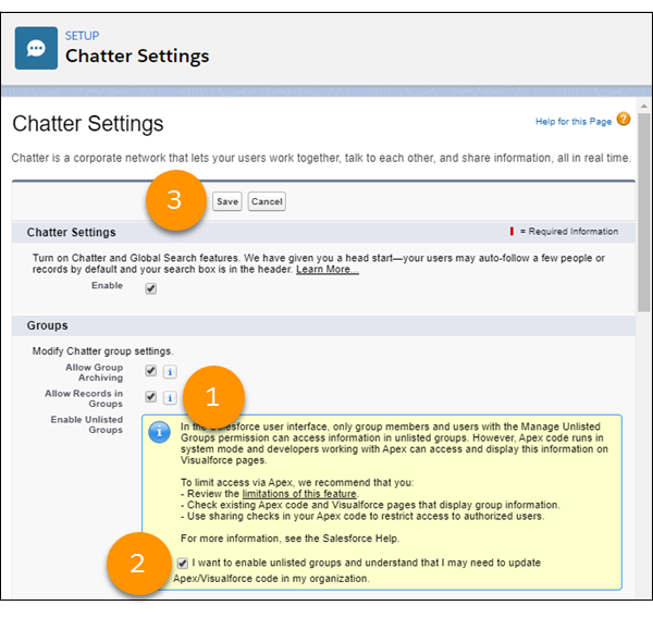 Parámetros de Chatter en Configuración