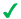 Ícone de marcação indicando verdadeiro