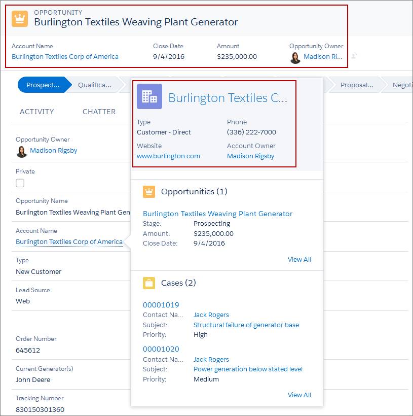 Kompakte Layouts in Lightning Experience