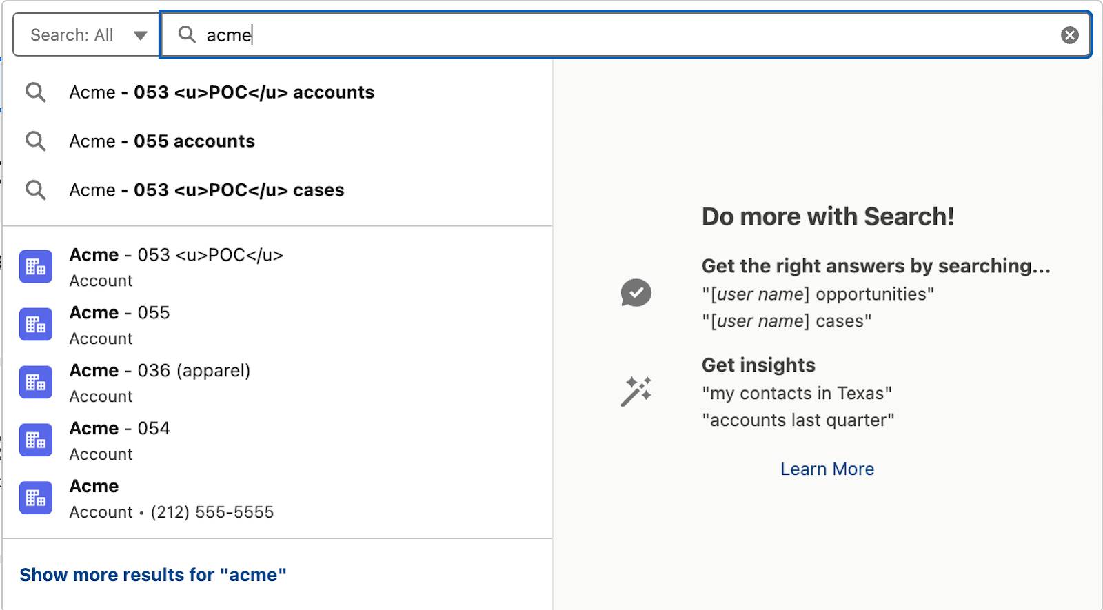 Übereinstimmung bei der Suche