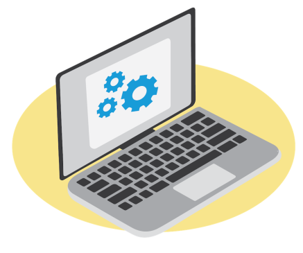 A computer screen displaying an image for configuration.