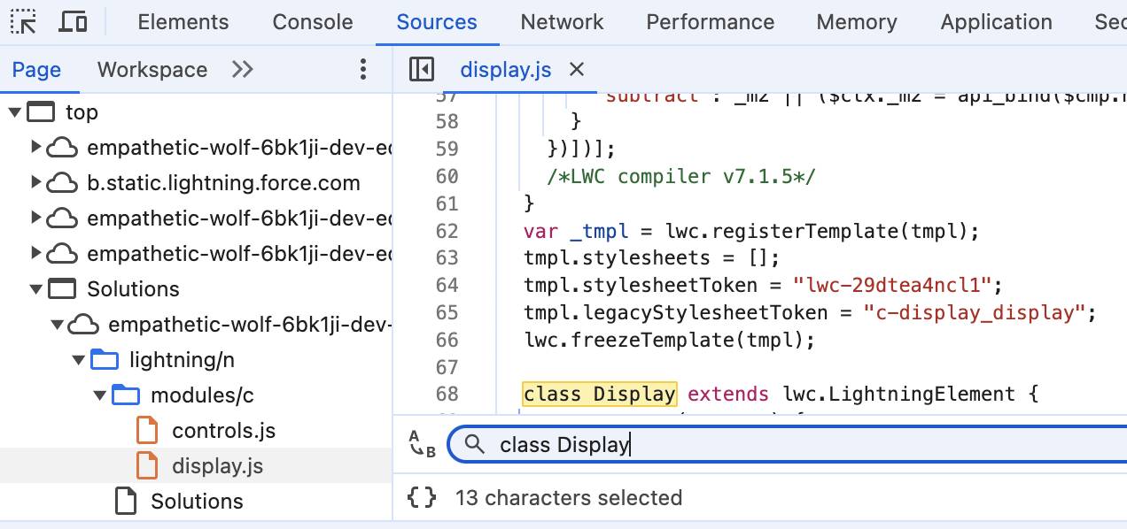 display.js screen