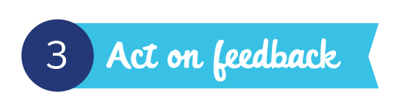 Auf Feedback handeln