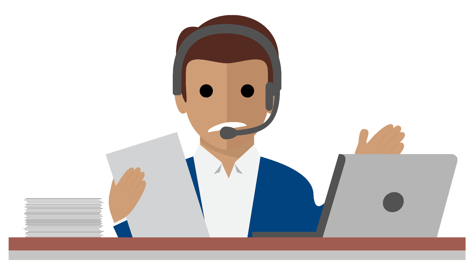 A frustrated and overwhelmed recruiter