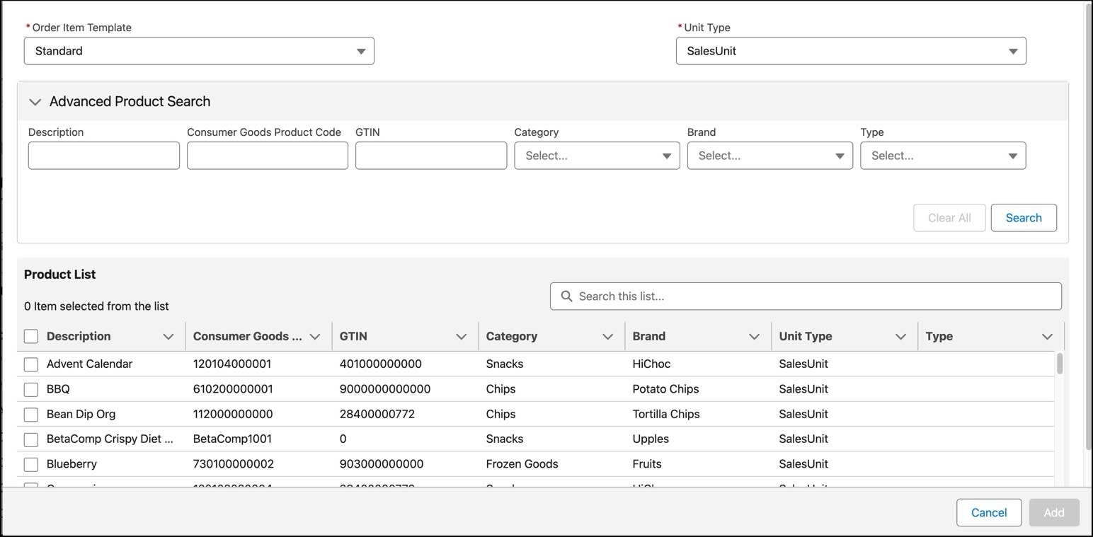 The JSON code for product brand.