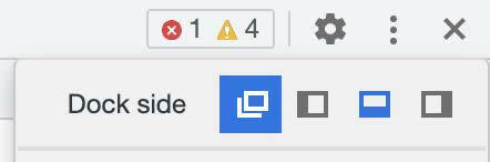 Boutons d’options relatifs au côté d’épinglage avec Undock into separate window (Détacher dans une fenêtre distincte) en surbrillance.