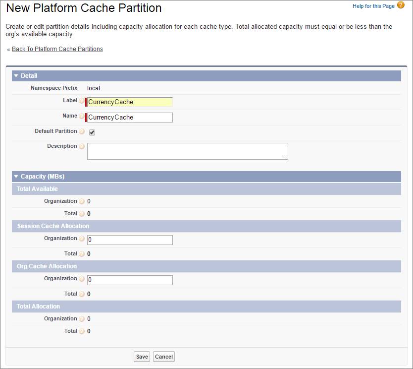 Create a partition