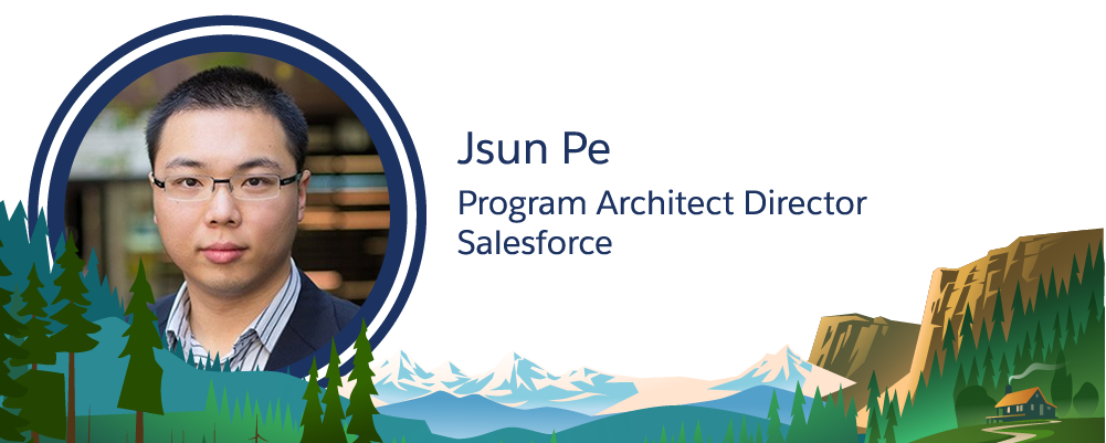 Photo d’un employé de Salesforce, Jsun Pe.