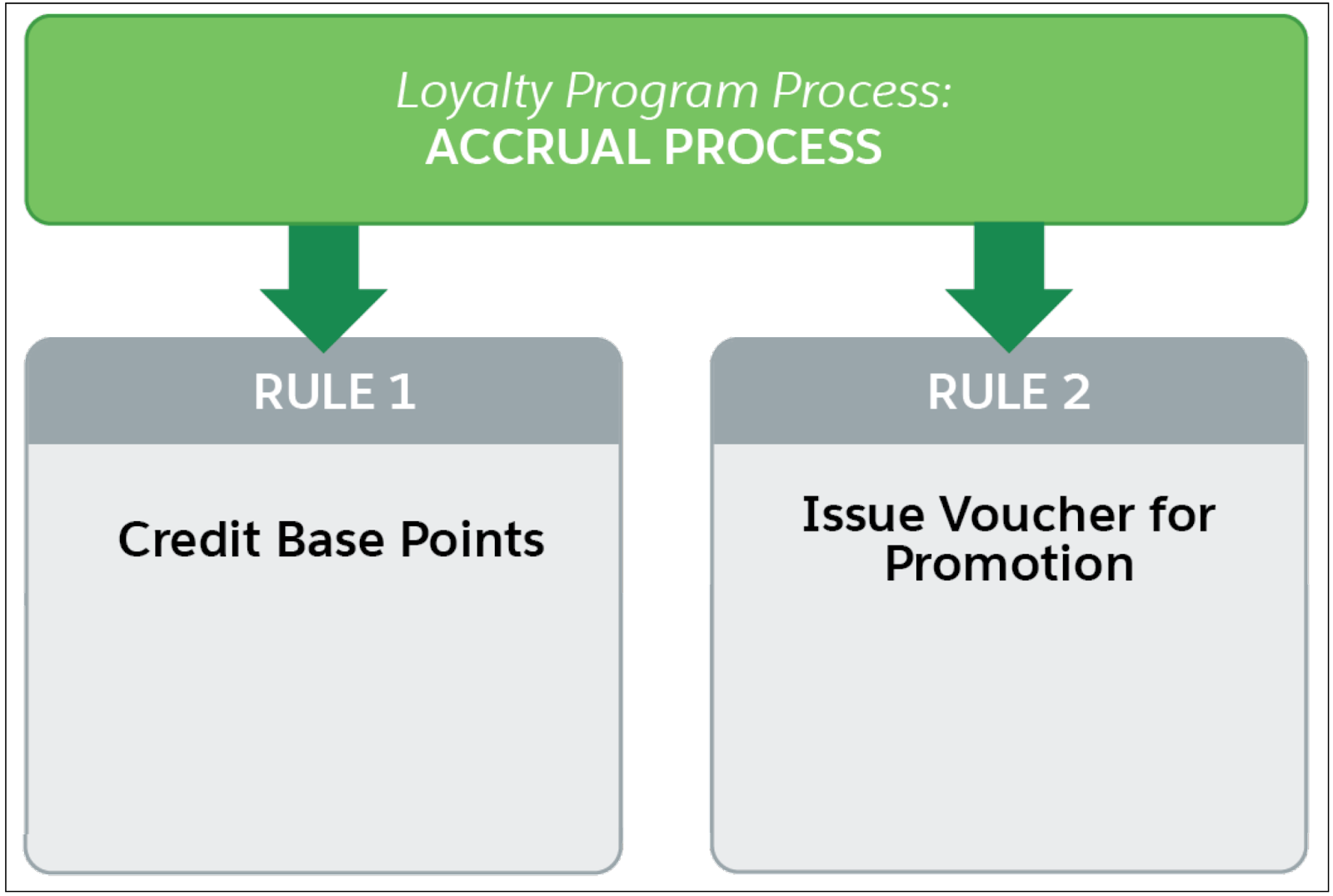 The loyalty process and rules within it.