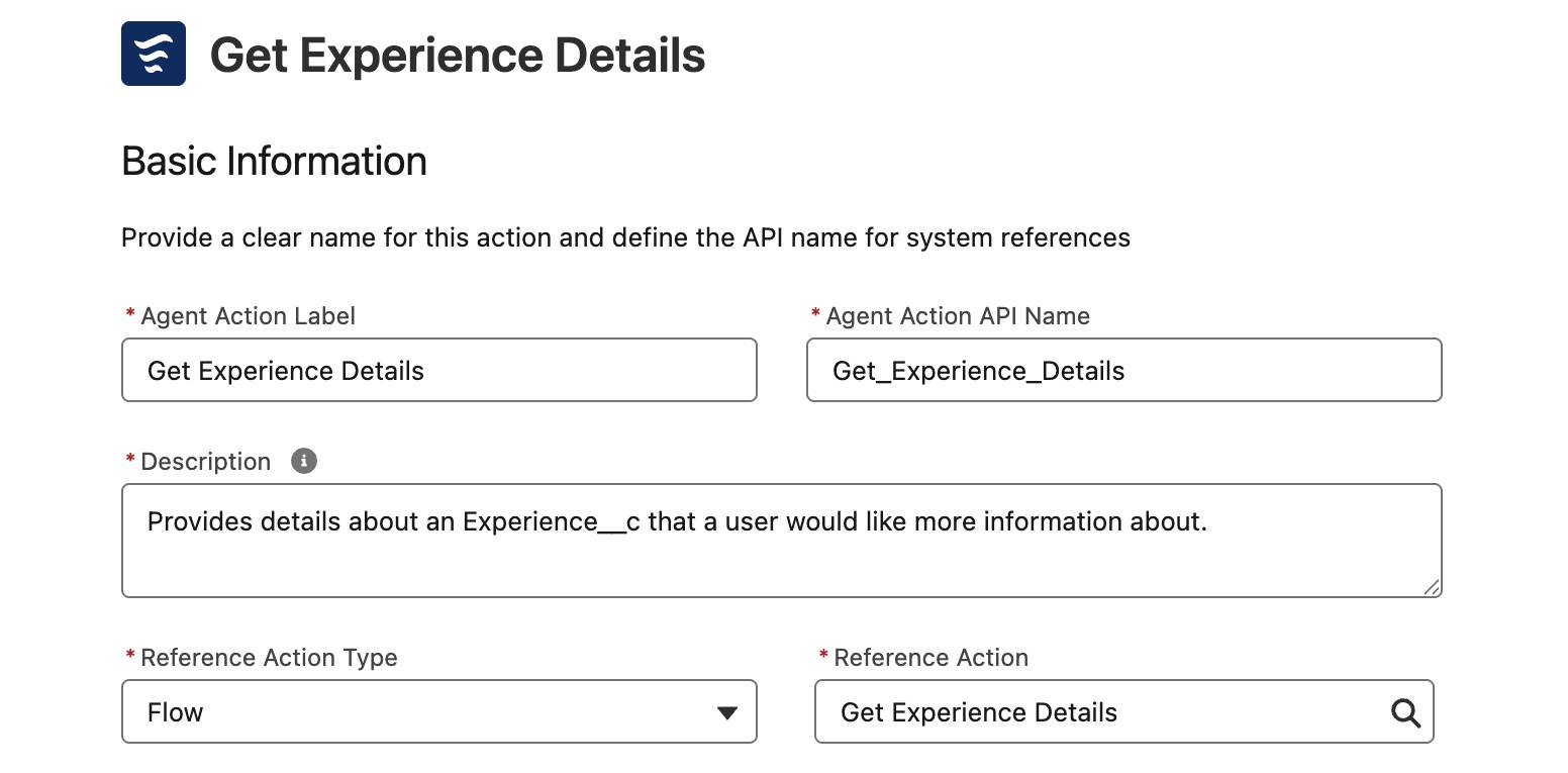 Reference Action Type and Reference Action selected.