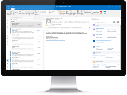 Collega la tua email a Salesforce