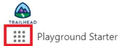App Launcher in a Trailhead Playground.