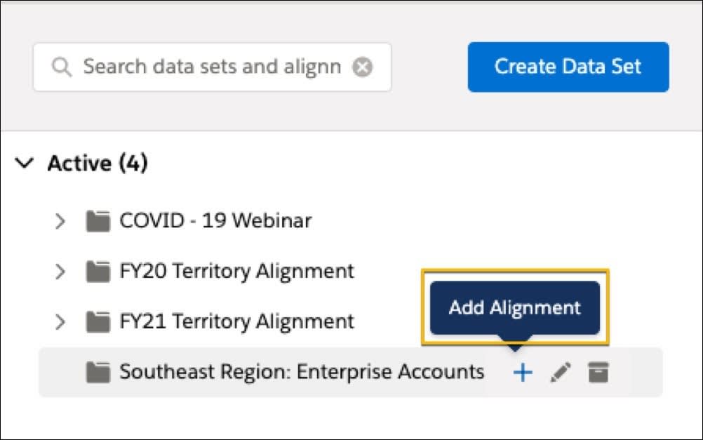 La opción Add Alignment (Agregar alineación) está resaltada.