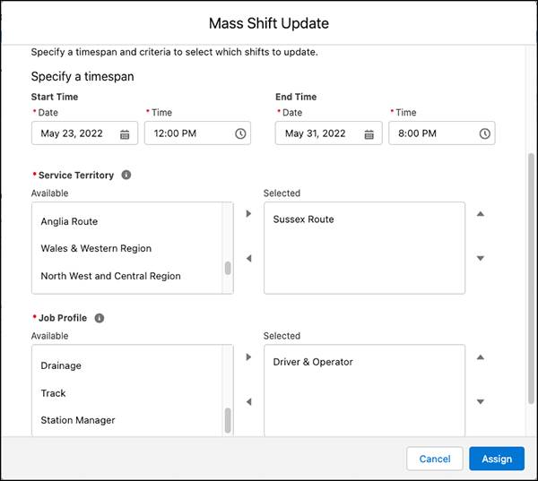 Mass Shift Update