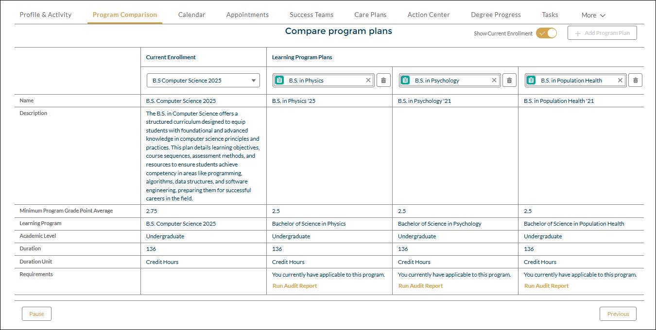 The Intelligent Program Comparison Engine.