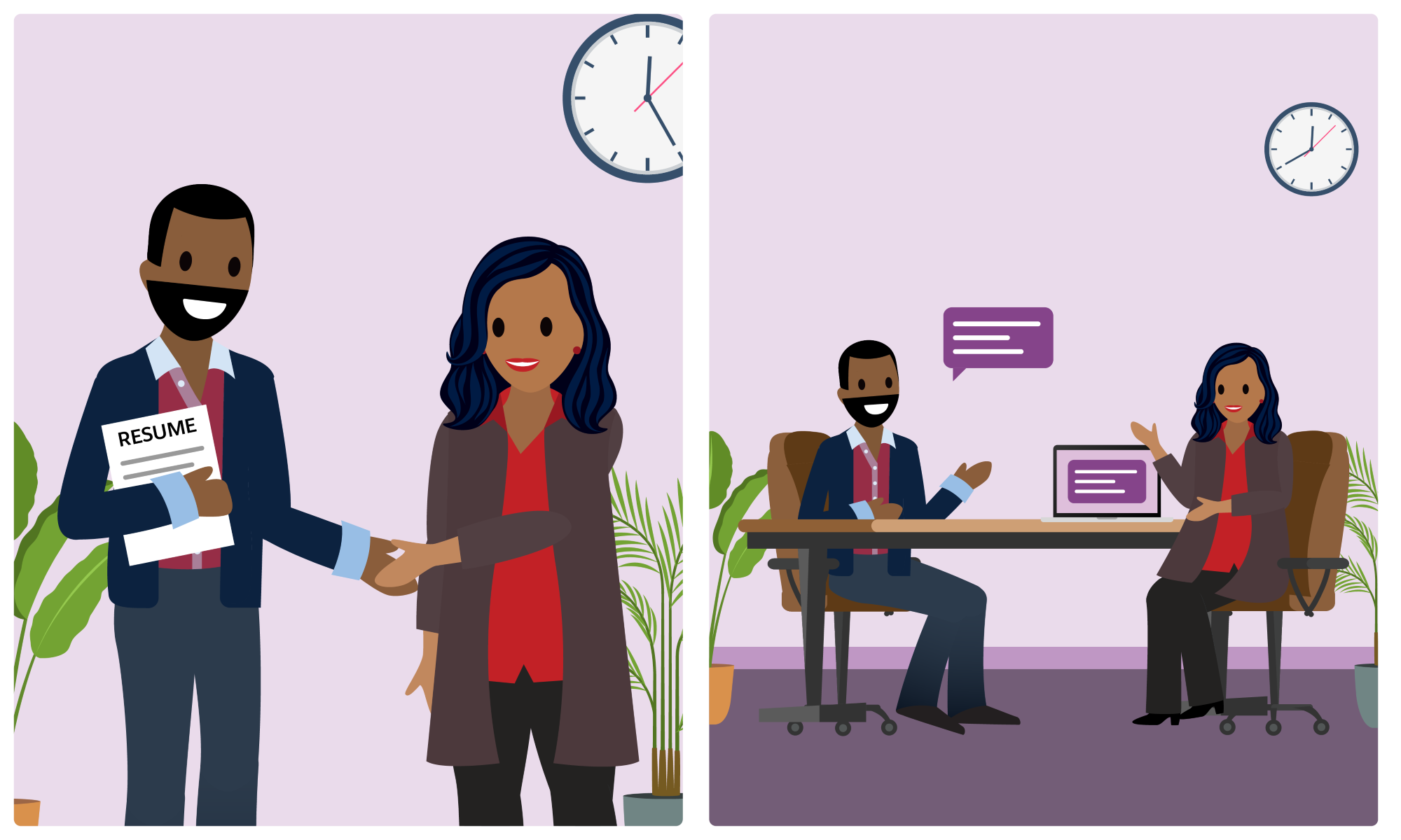 A hiring manager interviewing a candidate for a public agency position.