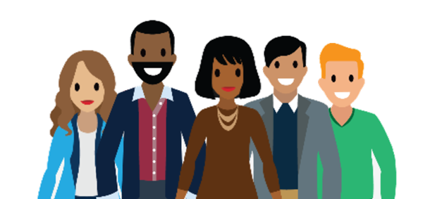 A group of customers.