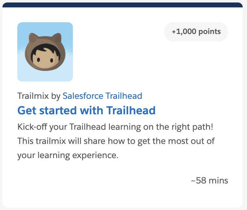 Mosaico de Trailmix Primeros pasos con Trailhead