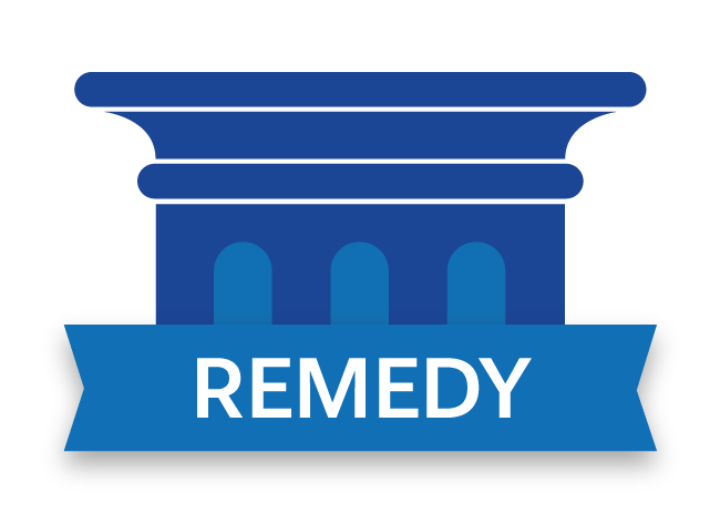 Pillar labeled Remedy
