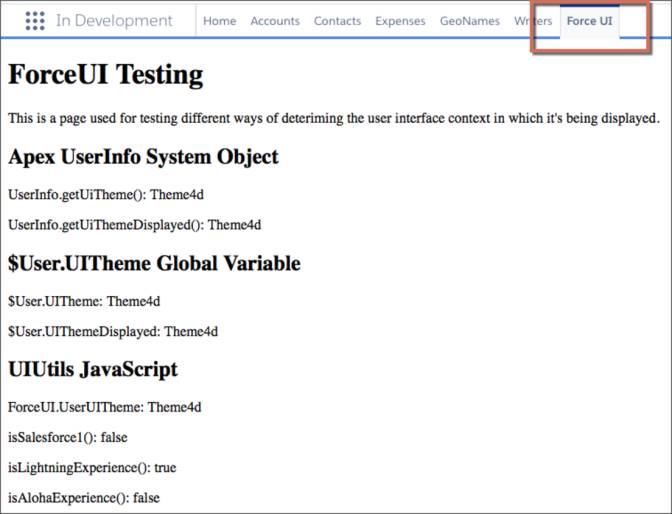 Ficha Barra de navegación con Visualforce