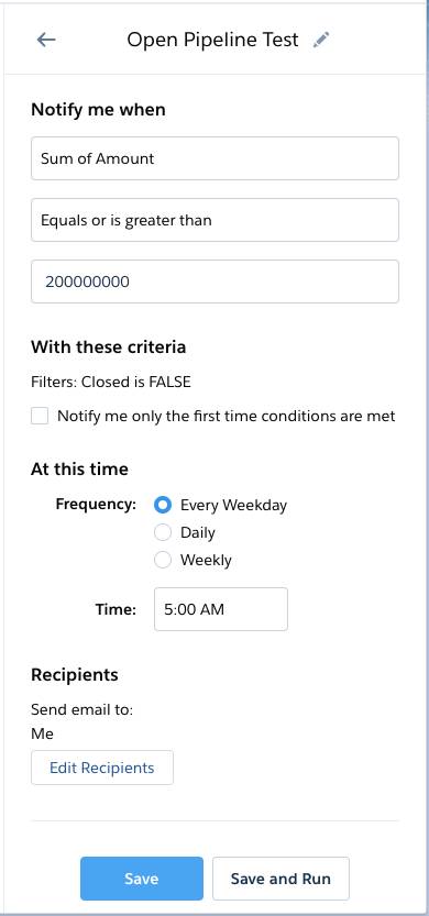 Painel de notificações