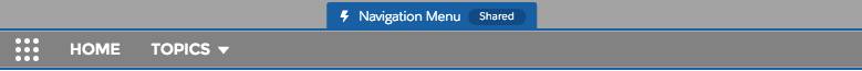 [Navigation Menu (ナビゲーションメニュー)] コンポーネント。