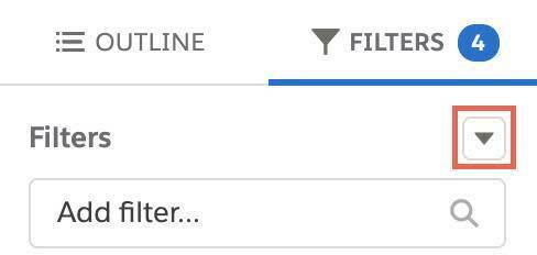 Opzioni filtro