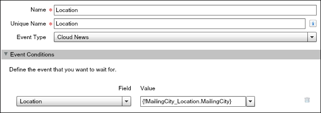 Cloud Flow Designer Wait element