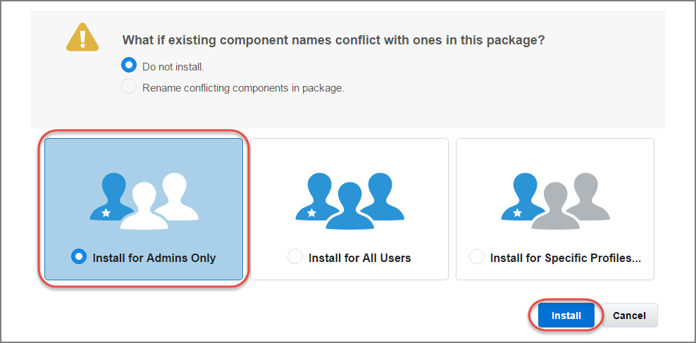 Installer for the Salesforce Connect Quickstart package