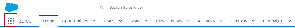 Navigation bar header
