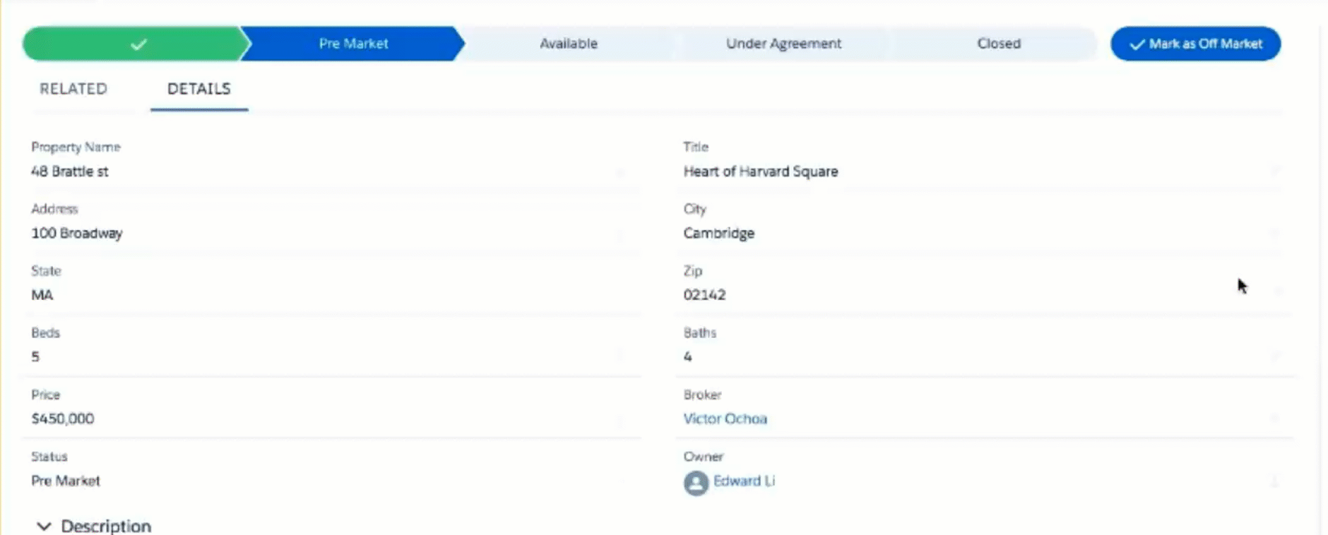 Animation showing an application that uses Lightning Data Service to populate its components