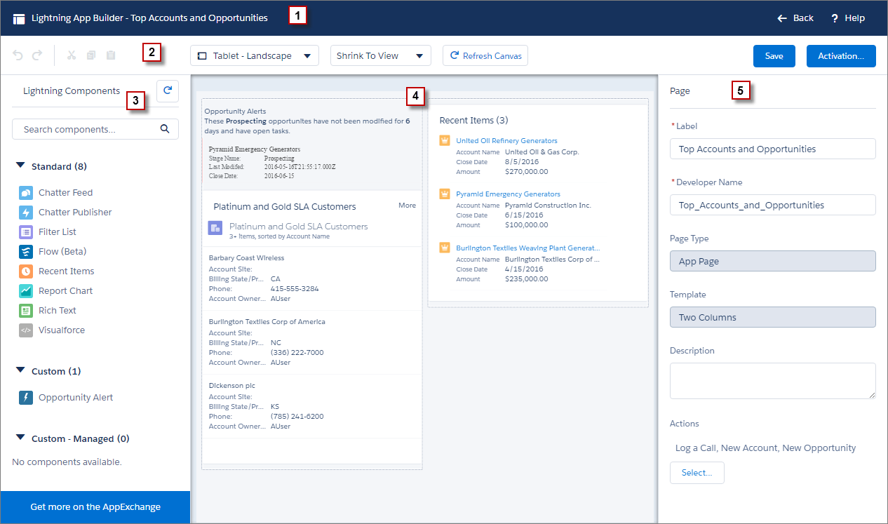 Get Started with the Lightning App Builder Unit Salesforce Trailhead