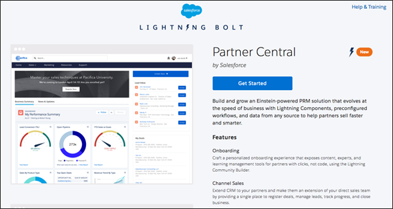 Partner central template