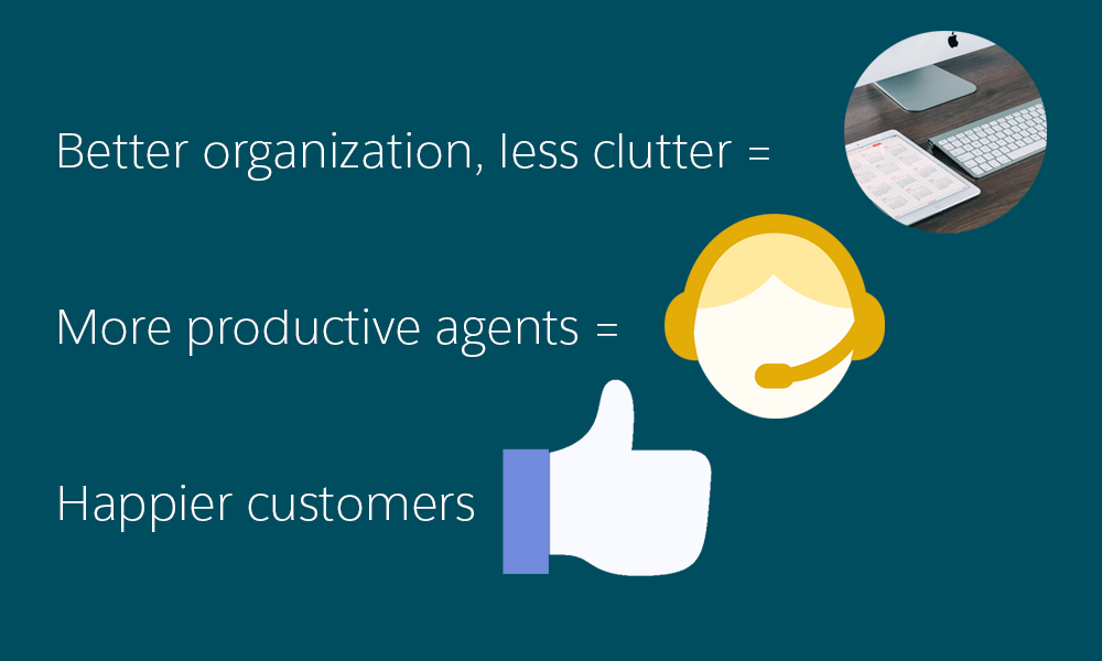 Organization = productive agents + happy customers