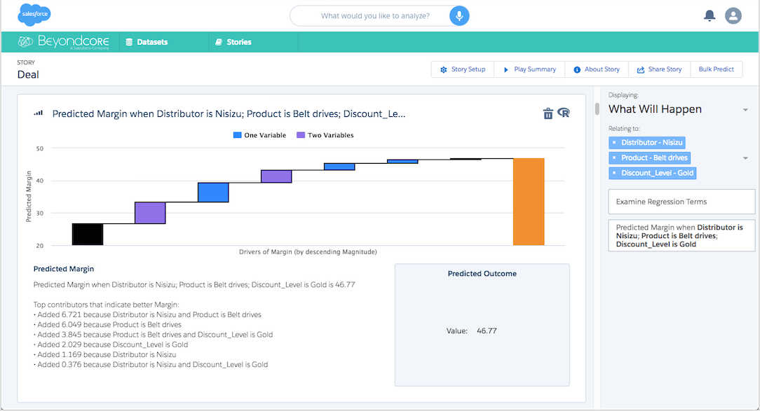 narrative insights screenshot