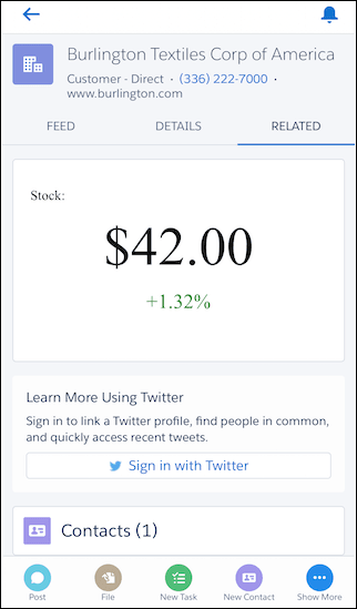 The Close Opportunity action page