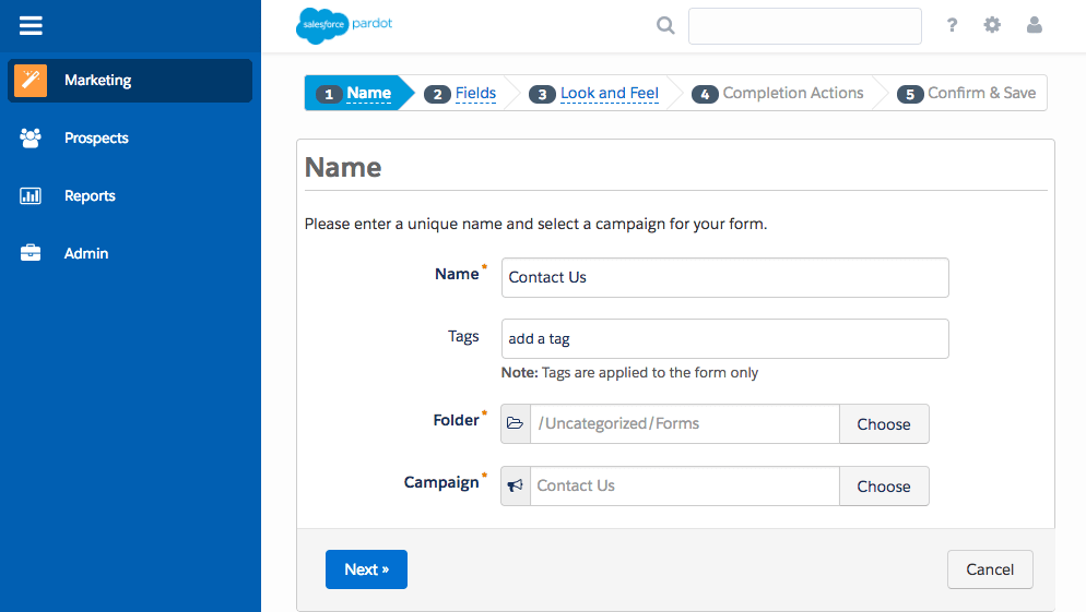 use pardot forms and form handlers unit salesforce trailhead pardot form handlers