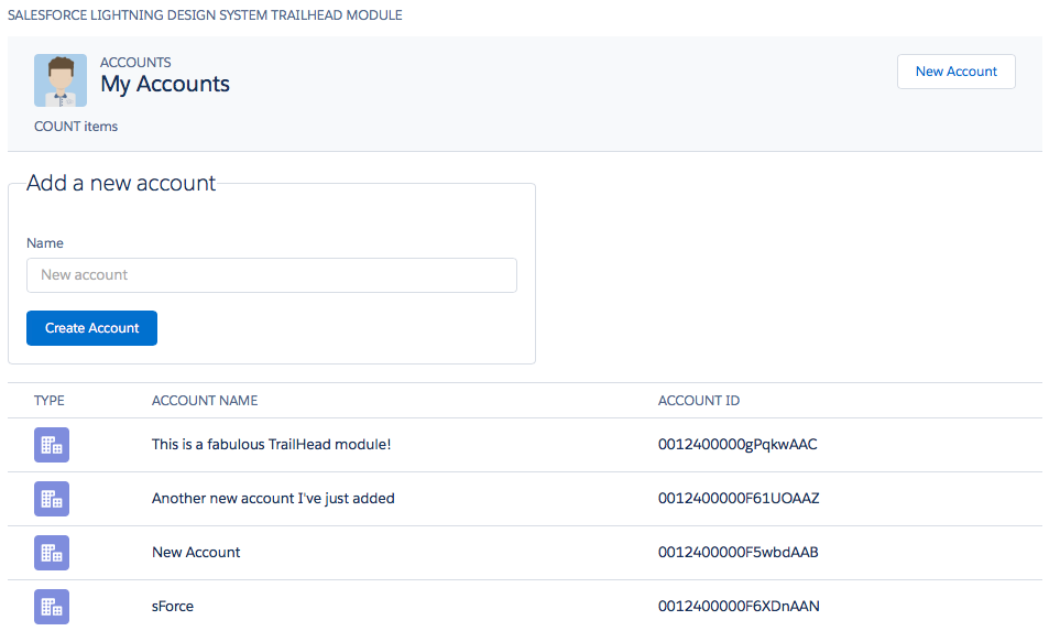 Lightning Design System Trailhead Lightning Design System Trailhead