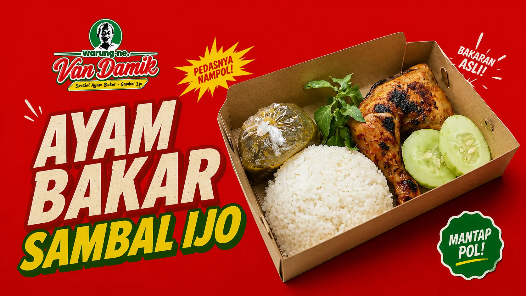 Warung Van Damik - Special Ayam Bakar Sambal Ijo