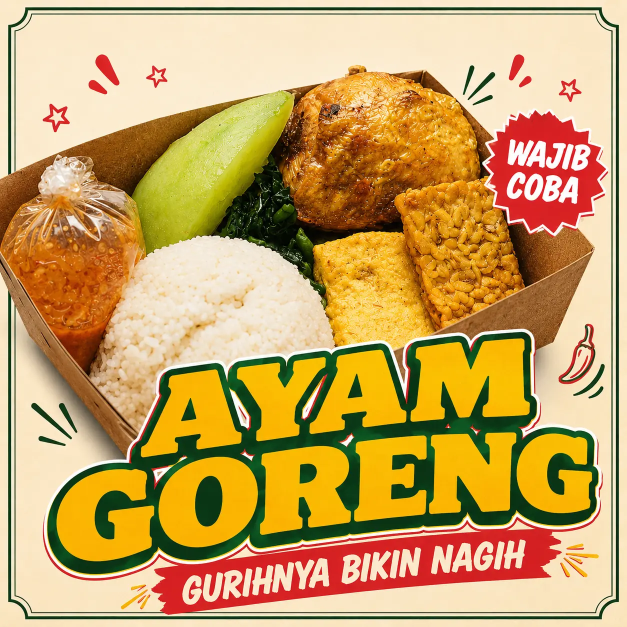 Ayam Goreng - Warung Van Damik