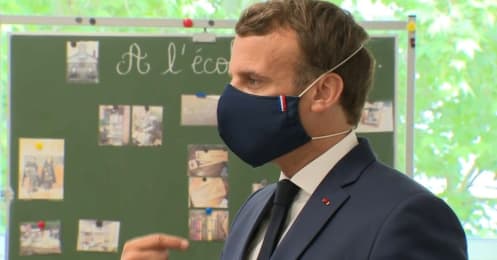 「100%フランス製」マクロン大統領のマスクが人気の事情