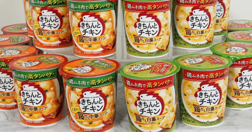 筋肉訴求の｢鶏ムネ肉カップスープ｣をポッカが売り出す事情
