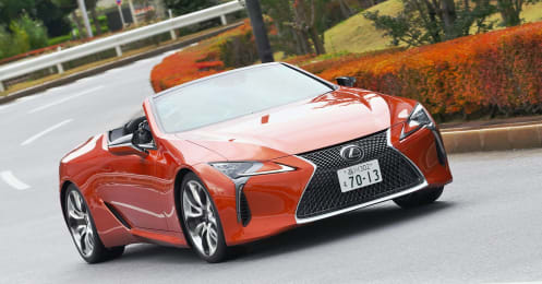 世界一美しいオープンカー、レクサスLCコンパーチブルの惚れ惚れする開閉ショー