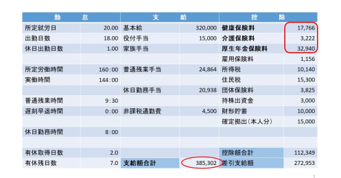 給料は変わらないはずなのに手取りが下がった…健康保険料、厚生年金保険料、チェックすべき給料明細