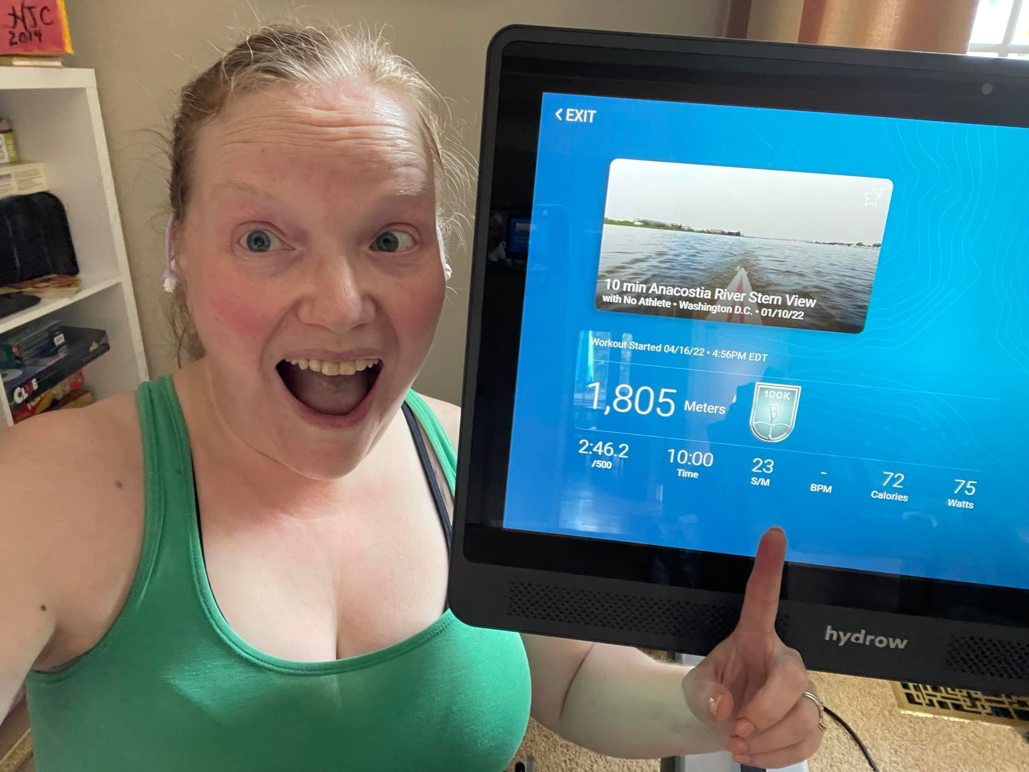 Hydrow Indoor Rowing Machine Immersive FullBody Workouts